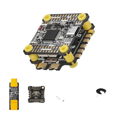 Flight Controller and ESC Stack F405 V5 OX32 55A 30x30 Compatible with DIY FPV Model Aircraft AT7456E(Deluxe Version)