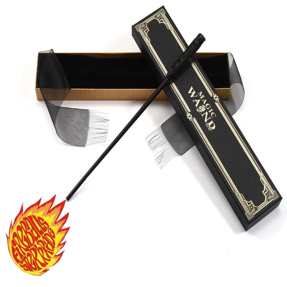 CEVILIA Handcrafted Magic Wand Collection Dress-Up Wands Decorative Magic Prop Wand for Magic Tricks (Snap Style)