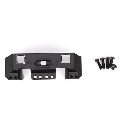 25T Rolling Servo Fixed Frame, RC Upgrade Parts, Aluminum Alloy RC Car Accessories with CNC Precision Machining, Sturdy and Durable Servo Mount for 1/10 Scale RC Cars, Black or SIL (Black)