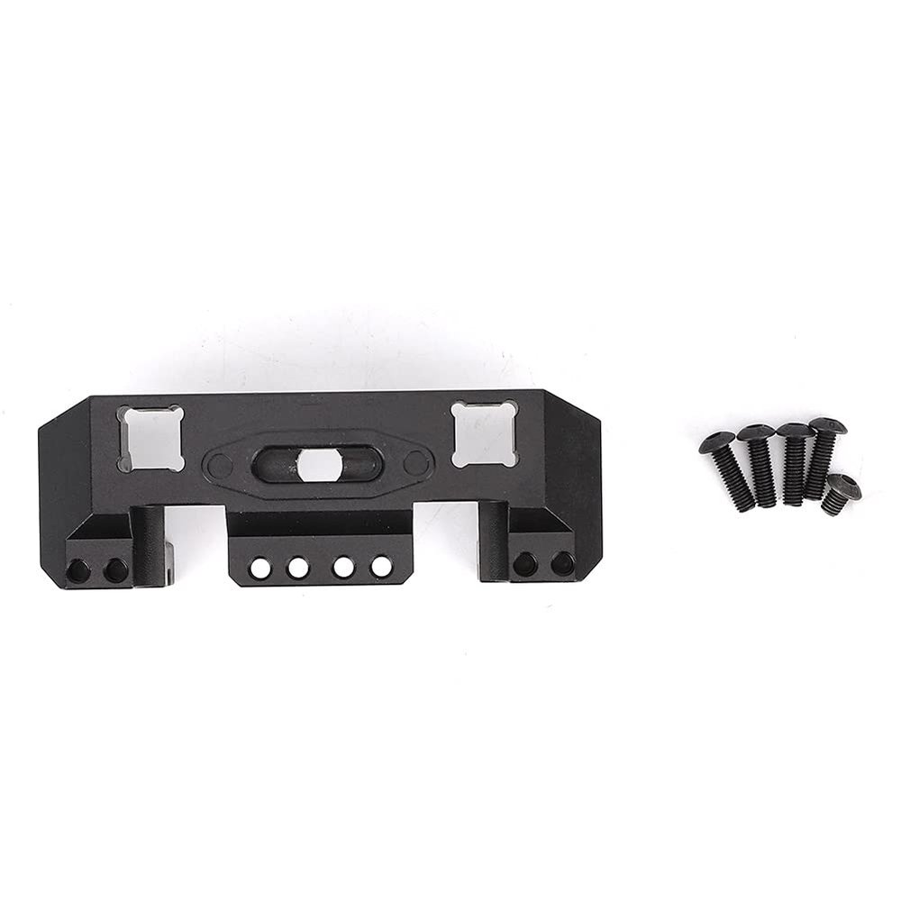 25T Rolling Servo Fixed Frame, RC Upgrade Parts, Aluminum Alloy RC Car Accessories with CNC Precision Machining, Sturdy and Durable Servo Mount for 1/10 Scale RC Cars, Black or SIL (Black)