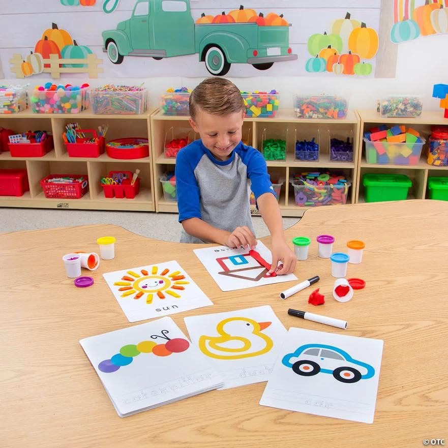 Fun Express Morning Work Dough Kit - 66 Pieces
