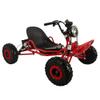2000W Electric Go Kart, Off-Road Drift Go Cart for Adults & Kids, 30 MPH, Truck-Portable for Camping, Outdoor Recreation & Backyard Fun, Red view 2