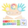 SPYMINNPOO Number Blocks Toys, Math Manipulatives with Clock Number Blocks Finger Educational Preschool Learning Toys for Kids Toddlers view 1