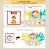 SPYMINNPOO Number Blocks Toys, Math Manipulatives with Clock Number Blocks Finger Educational Preschool Learning Toys for Kids Toddlers view 4