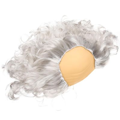 Beaupretty Funny Bald Wig Old Man Cosplay Wig Wavy Hair Role Play Costume Accessory for Party and Halloween