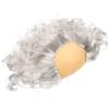 Beaupretty Funny Bald Wig Old Man Cosplay Wig Wavy Hair Role Play Costume Accessory for Party and Halloween view 1