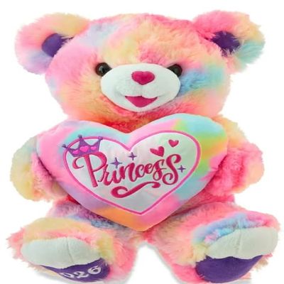 14" Sweetheart Rainbow Teddy Plush Toy,Way to Celebrate