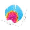 Kisangel Punk Wig for Men Masquerade Cosplay Fake Hair Blue Spike Party Accessory Halloween Dress-Up Prop Random Color Random Color view 2