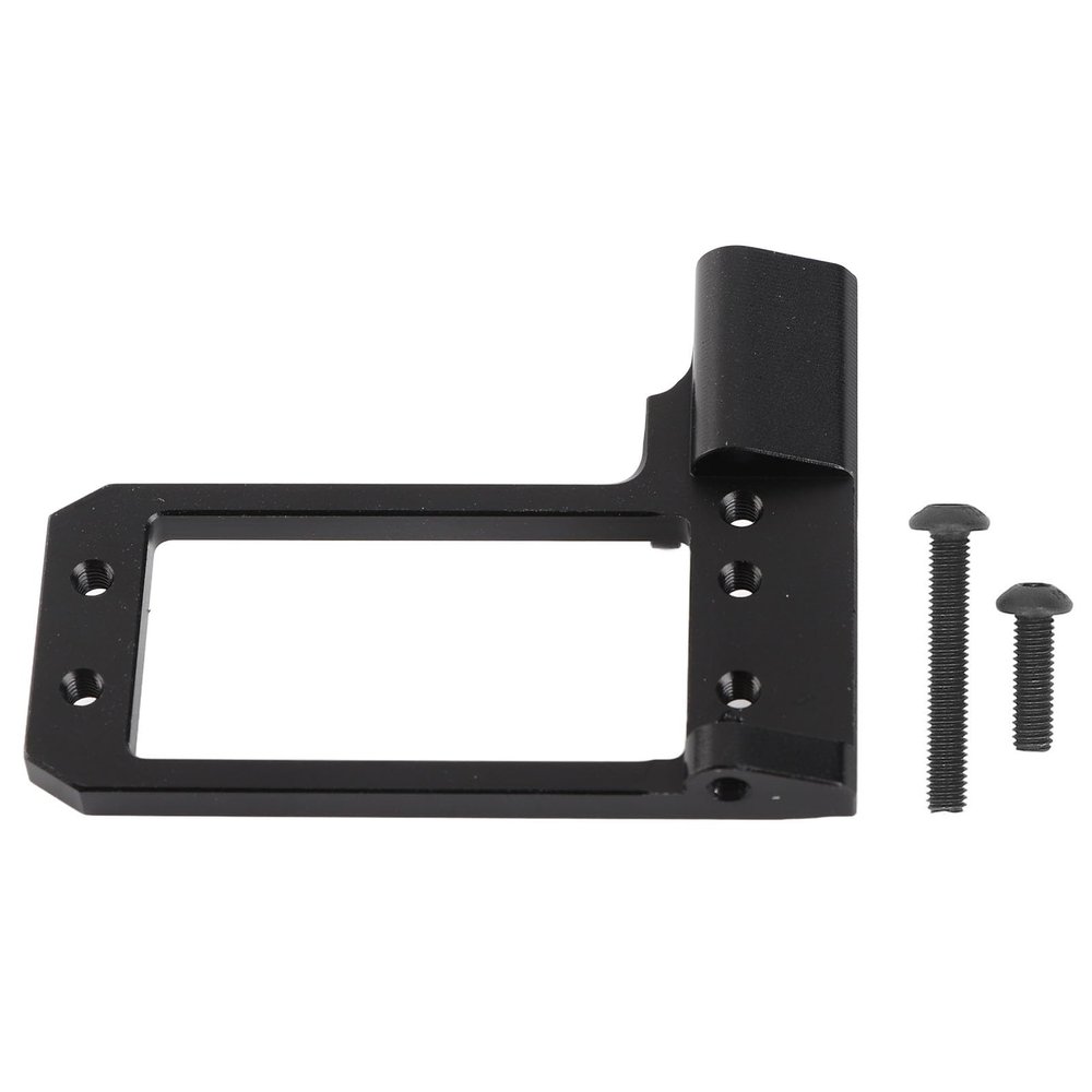 1/10 RC Servo Mount Low Center for Phoenix F10 VP, Aluminum Alloy 4 Link Adapter, Precise Control Upgrade with Enhanced Durability, Optimized Design for Stability and High Speed Co (Black)
