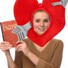 HAPINARY Heart Shaped Hat Valentines Day Headpiece for Women Party Photo Props Love Heart Headdress Wedding Couple Costume Accessory view 4