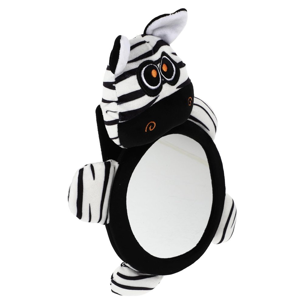 Abaodam Rearview Mirror and Observation Mirror for Car Seats Safety Reflector with Black and White Zebra Pattern Rear-Facing for Boys and