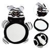Abaodam Rearview Mirror and Observation Mirror for Car Seats Safety Reflector with Black and White Zebra Pattern Rear-Facing for Boys and view 4