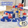 Electric Train Set for Kids, Flexible 3D Cube Track STEM Magnetic Toy view 2