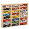 1/24 Scale Diecast Display Case Wooden 29x24Inch for 1:24 Diecast Toy Model Cars 24 Space Hot Wheels Storage Showcase Wall Mount/Desktop Car Display Case Model Car Display Organizer for Car Storage view 1