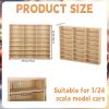1/24 Scale Diecast Display Case Wooden 29x24Inch for 1:24 Diecast Toy Model Cars 24 Space Hot Wheels Storage Showcase Wall Mount/Desktop Car Display Case Model Car Display Organizer for Car Storage view 2