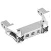 Aluminium Alloy Rear Bumper Mount for - 4, RC Crawler Car Accessory, CNC Machined Durable Bumper Bracket with Anodized Surface, Easy Install Rear Servo Mount for - (F8237S Silver) view 1