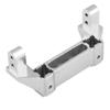 Aluminium Alloy Rear Bumper Mount for - 4, RC Crawler Car Accessory, CNC Machined Durable Bumper Bracket with Anodized Surface, Easy Install Rear Servo Mount for - (F8237S Silver) view 2