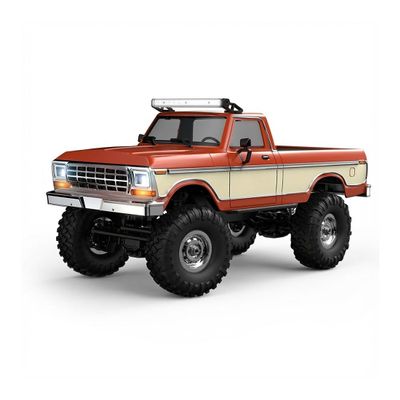 ConGamefun 1/16 Scale RC Rock Crawler, 2.4G Full-Proportional Pickup-Style RC Crawler, 4x4 Remote Control Truck with high-Precision Bearings, LED Lights, Gift for Adults (HB-R1611/Red)