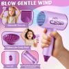 Toylink Doll Head for Hair Styling Kids Makeup Kit, 34Pcs Hair Salon Pretend Play Toys with Hairdryer Straightener Makeup Princess Accessories, Birthday Gifts for Girls 3 4 5 6 7 8 view 4