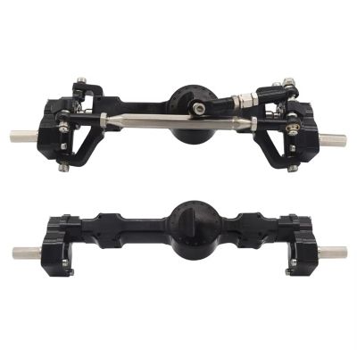 NAVXRSE RC Car Front Rear Axle for MN D90 MN-90 MN96 MN98 MN99S MN45 1/12 rc Car Upgrade Parts Accessories Metal Front and Rear Portal Axle