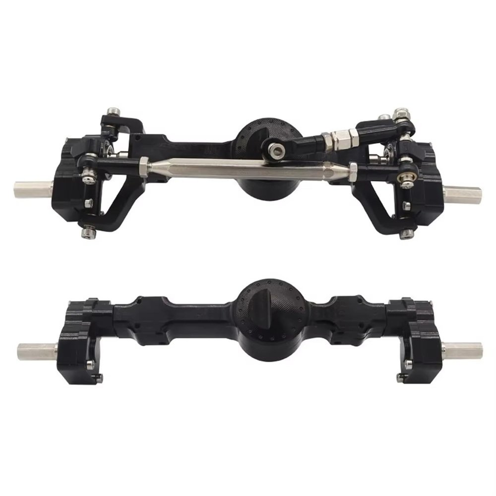 NAVXRSE RC Car Front Rear Axle for MN D90 MN-90 MN96 MN98 MN99S MN45 1/12 rc Car Upgrade Parts Accessories Metal Front and Rear Portal Axle
