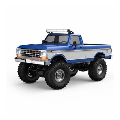 ConGamefun 1/16 Scale RC Rock Crawler, 2.4G Full-Proportional Pickup-Style RC Crawler, 4x4 Remote Control Truck with high-Precision Bearings, LED Lights, Gift for Adults (HB-R1610/Blue)