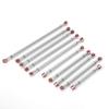 Aluminium Alloy WHEELBASE Link Rod Upgrade Parts Accessory for RGT 136100 1/10 RC CAR Crawler (Silver ECX224000S) view 3