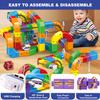 3D Infinity Track with Electric Train Set for Kids, STEM Modular Cube Track Building Toy, Magic Rail Block, Gravity Defying Monorail Trains Tracks,DIY Anti-Gravity Flexible Race Track (Master Set) view 3