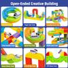 3D Infinity Track with Electric Train Set for Kids, STEM Modular Cube Track Building Toy, Magic Rail Block, Gravity Defying Monorail Trains Tracks,DIY Anti-Gravity Flexible Race Track (Master Set) view 4