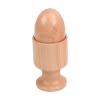 Early Childhood Education Toys  Beech Wood Rattles Set | Wooden Maracas Cube Egg Round Cup Learning Aids | Sensory Development Teaching Tools for Infants Ages 0 to 3 Home view 1