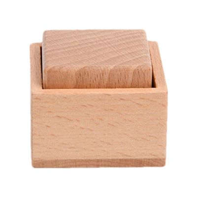Early Childhood Education Toys  Beech Wood Rattles Set | Wooden Maracas Cube Egg Round Cup Learning Aids | Sensory Development Teaching Tools for Infants Ages 0 to 3 Home