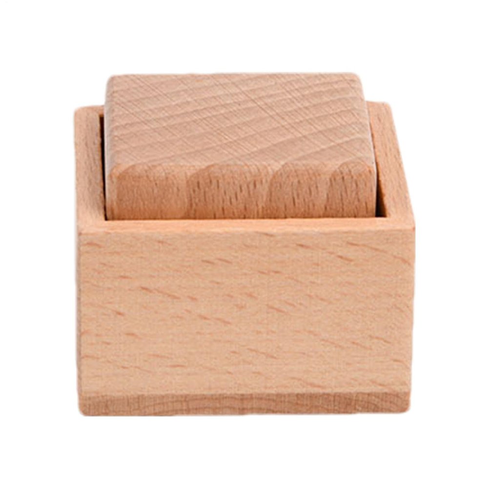 Early Childhood Education Toys  Beech Wood Rattles Set | Wooden Maracas Cube Egg Round Cup Learning Aids | Sensory Development Teaching Tools for Infants Ages 0 to 3 Home
