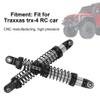 102mm Double Spring Shock Struts Damper High Precision Aluminum Alloy Material for -4 RC Car Model Blue Black (Black B8260SBL) view 3