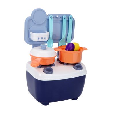 HEANUJJ 18pcs Kitchen Set for Boys and, Interactive Cooking Utensil Playset with Simulation Kitchenware, Creative Pretend Play for Home Cooking and Educational Fun