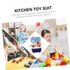 HEANUJJ 18pcs Kitchen Set for Boys and, Interactive Cooking Utensil Playset with Simulation Kitchenware, Creative Pretend Play for Home Cooking and Educational Fun view 3