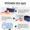 HEANUJJ 18pcs Kitchen Set for Boys and, Interactive Cooking Utensil Playset with Simulation Kitchenware, Creative Pretend Play for Home Cooking and Educational Fun view 4