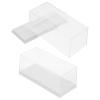 Abaodam 64 Scale Model Car Display Cases with White Base Acrylic Dustproof Storage Boxes for Collectible Cars and Miniature Vehicle Display view 1