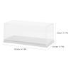 Abaodam 64 Scale Model Car Display Cases with White Base Acrylic Dustproof Storage Boxes for Collectible Cars and Miniature Vehicle Display view 2
