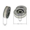 36T Nylon Gear with Bearing and 88mm Clutch Durable Nylon 36 Tooth Motor Gear Clutch Equipment Tool Suitable for Electric Fat Tire Bike, Retro Bike(Mixing,Gear Clutch -Right) view 3
