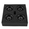4PCS CNC Aluminum 2.2 Beadlock Wheel Rim Compatible with RR10 Wraith 6(4pcs Black) view 1