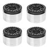 4Pcs RC Car Wheel, Professional Aluminium Alloy Replacement RC Wheel Rims for SCX6 1/6 RC Cars, 2.9inch Lightweight Durable Wheels with Strong Support, Perfect for Off - Road Terra (Ti Color) view 3