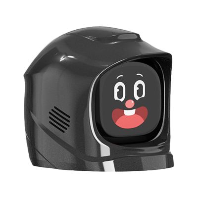 Intelectual Electronic Car Robots with Animated Expressions Smart Voice-Activated Robot Type-C Charging Cute AI Companion Decorations for Mood Boost & Interior Style