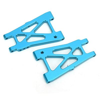 Aluminum Alloy Rear Lower Swing ARMS Durable Decorative Upgrades for KYOSHO 4WD Optima Off Road Vehicle (Blue)