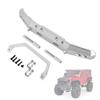 Aluminium Alloy RC Front Bumper Guard Spare Upgrade Parts Accessories for RGT 1/10 Truck Overland Rock Cruiser EX86100 Black Silver Lightweight Durable (Silver B-R86025S) view 2