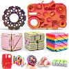 3D Printed Fidget Toys Set, Rainbow Spinner & 12-in-1 Infinity Cube, Desk Stress Relief Toys Sensory Focus Anxiety Gifts for Adults (5 Pack) view 1