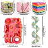 3D Printed Fidget Toys Set, Rainbow Spinner & 12-in-1 Infinity Cube, Desk Stress Relief Toys Sensory Focus Anxiety Gifts for Adults (5 Pack) view 2