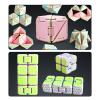 3D Printed Fidget Toys Set, Rainbow Spinner & 12-in-1 Infinity Cube, Desk Stress Relief Toys Sensory Focus Anxiety Gifts for Adults (5 Pack) view 3