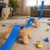 15 Ft Flexible Race Car Track Compatible with Diecast 1/64th Cars,with 8 Small Racecars and 8 Suction CupsThe Construction of This Classic Long Rolls Up Portable Racetrack Requires Adults view 2
