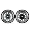 DashRC 1.3 Beadlock Wheels, Aluminum Alloy Negative Offset Adjustable Rims for for 1/18 1/24 RC Micro Crawlers Ascent18 TRX4M SCX24 FCX24 Upgrades Parts Upgrade Parts, 4PCS view 2