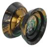 Aluminum Alloy YoYo Ball, Unresponsive Yoyo Toy for Advanced Players, High Performance Competition Yoyo with Fade Free Design, Includes Glove and 3 Strings for Professional Trainin (Black+Gold) view 4